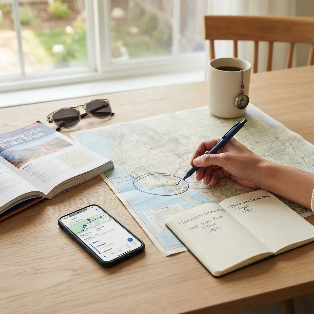 Start with the outcome you actually need for road trips map