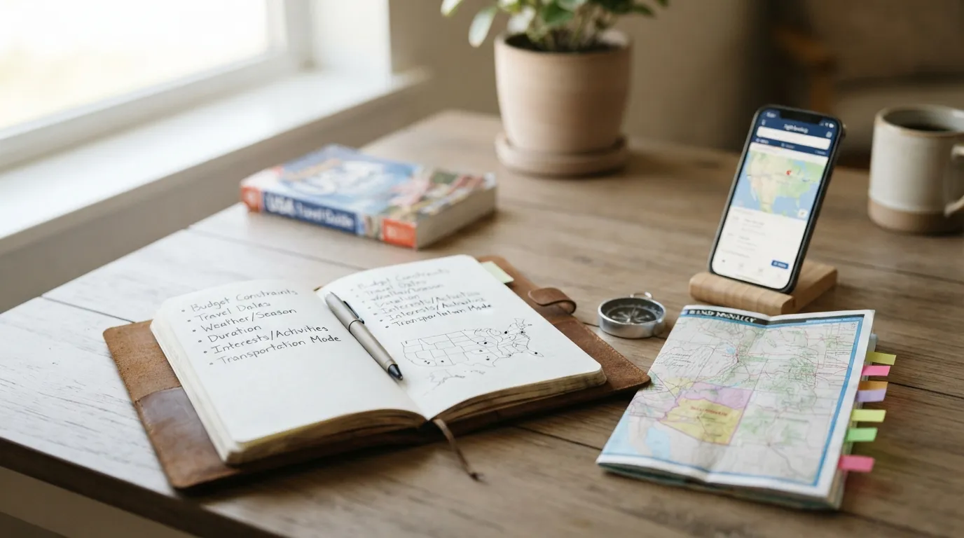 The practical decision criteria for travel destinations usa