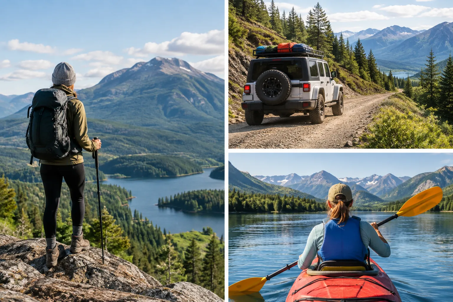 Active road trips for outdoor adventure for best road trips