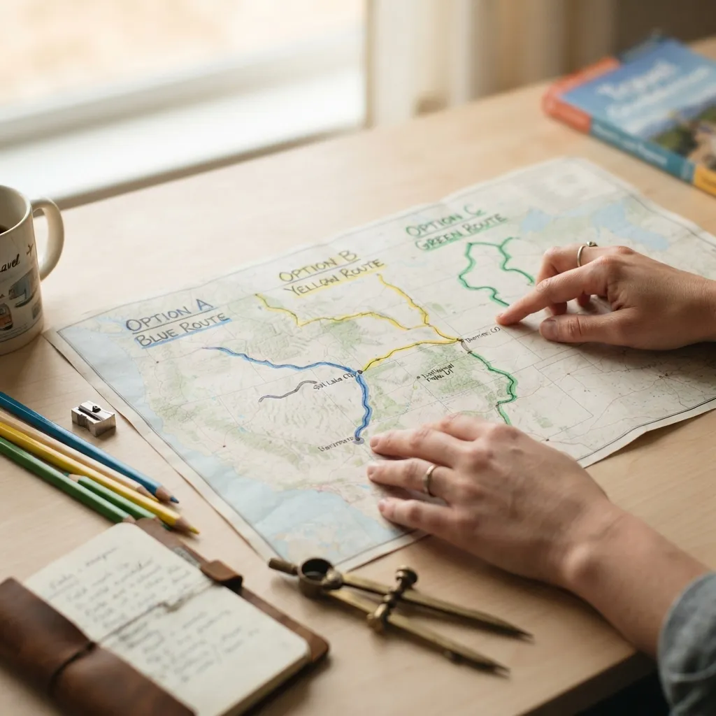 Follow the process without overcomplicating it for road trips map