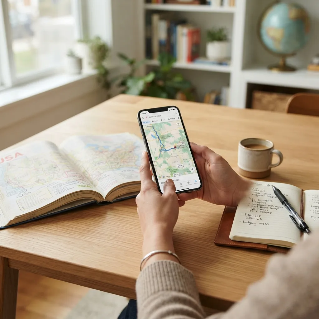 Solid runner-up for road trips app