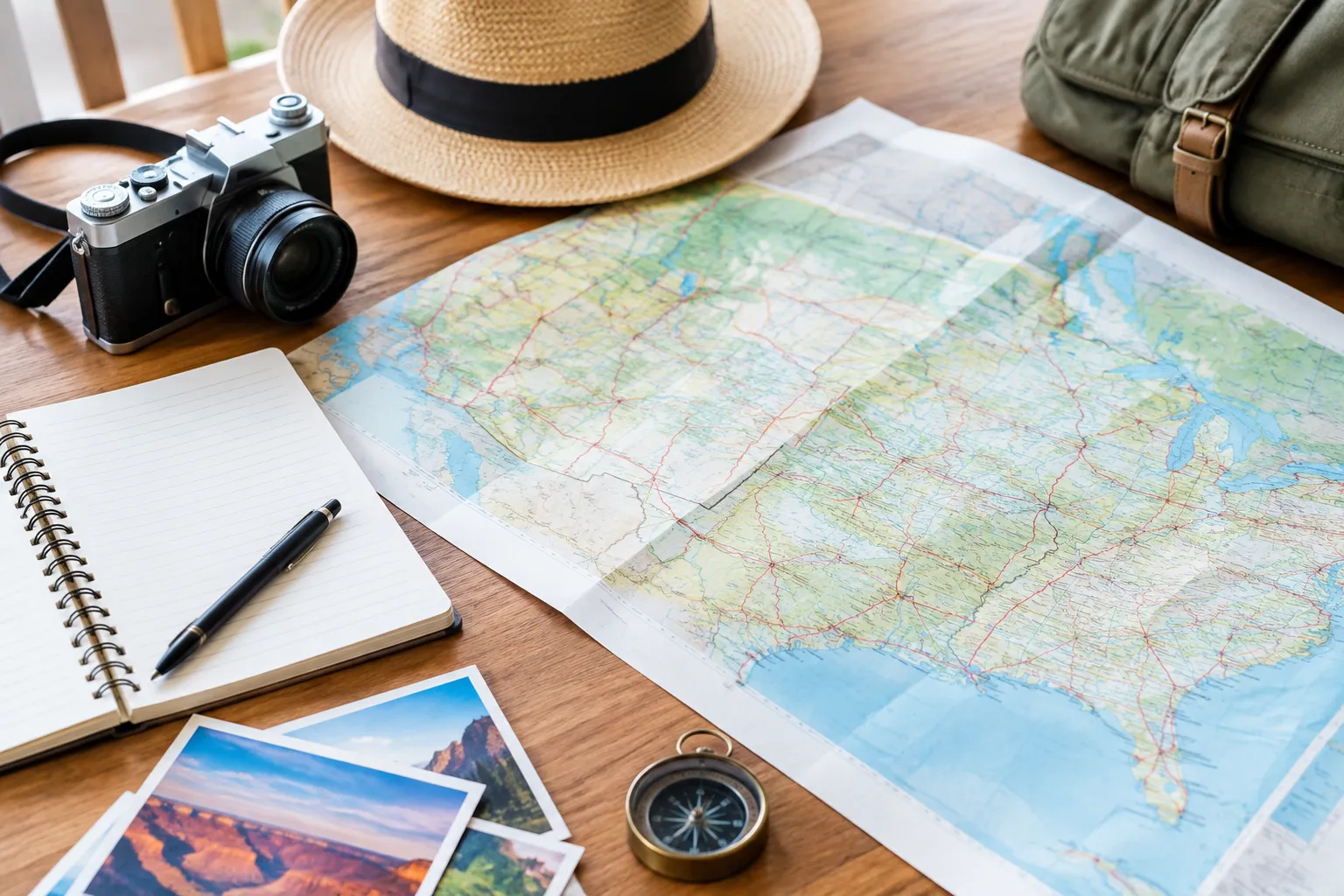What are examples of itineraries for US trips?