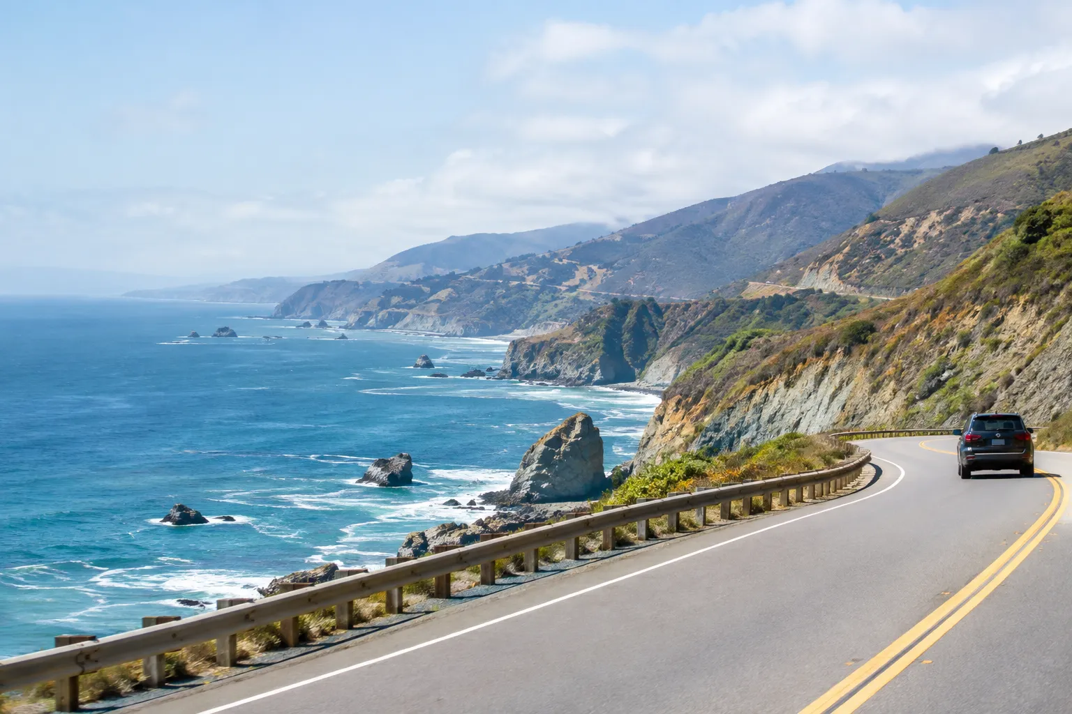 Pacific Coast road trips from San Francisco to Los Angeles for ca road trips