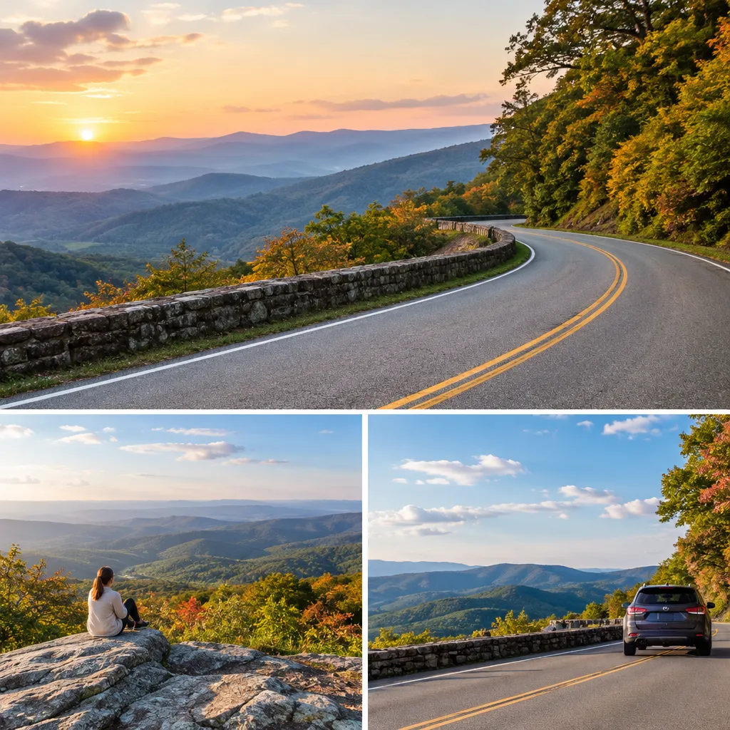Blue Ridge Parkway from Asheville to Boone