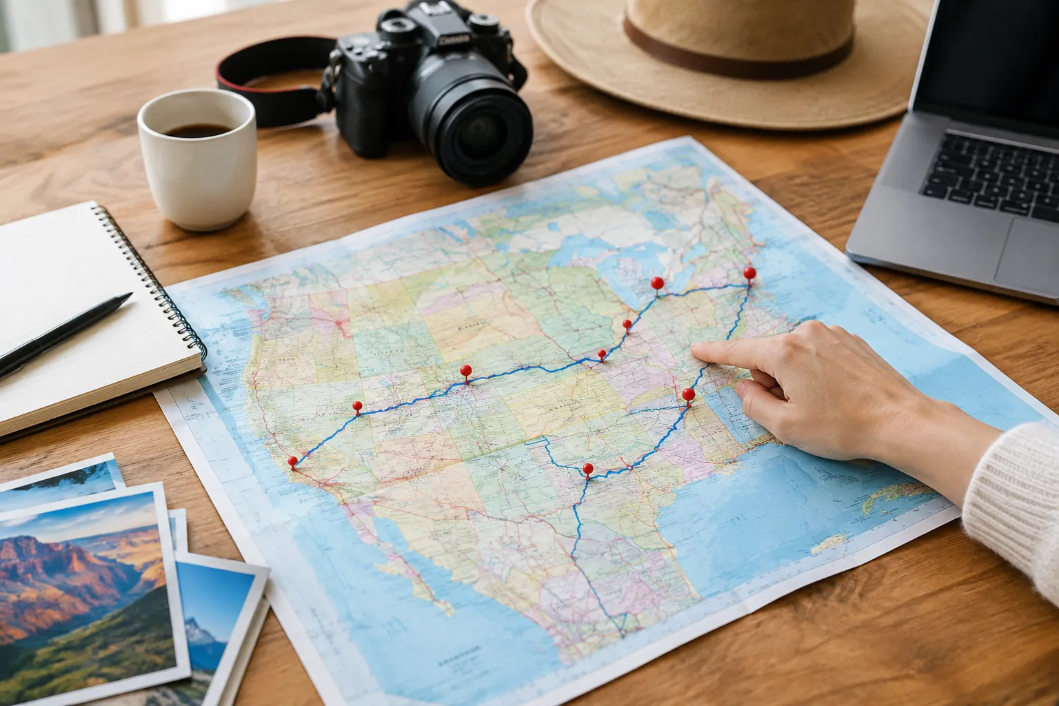 Connect state stops into a workable route