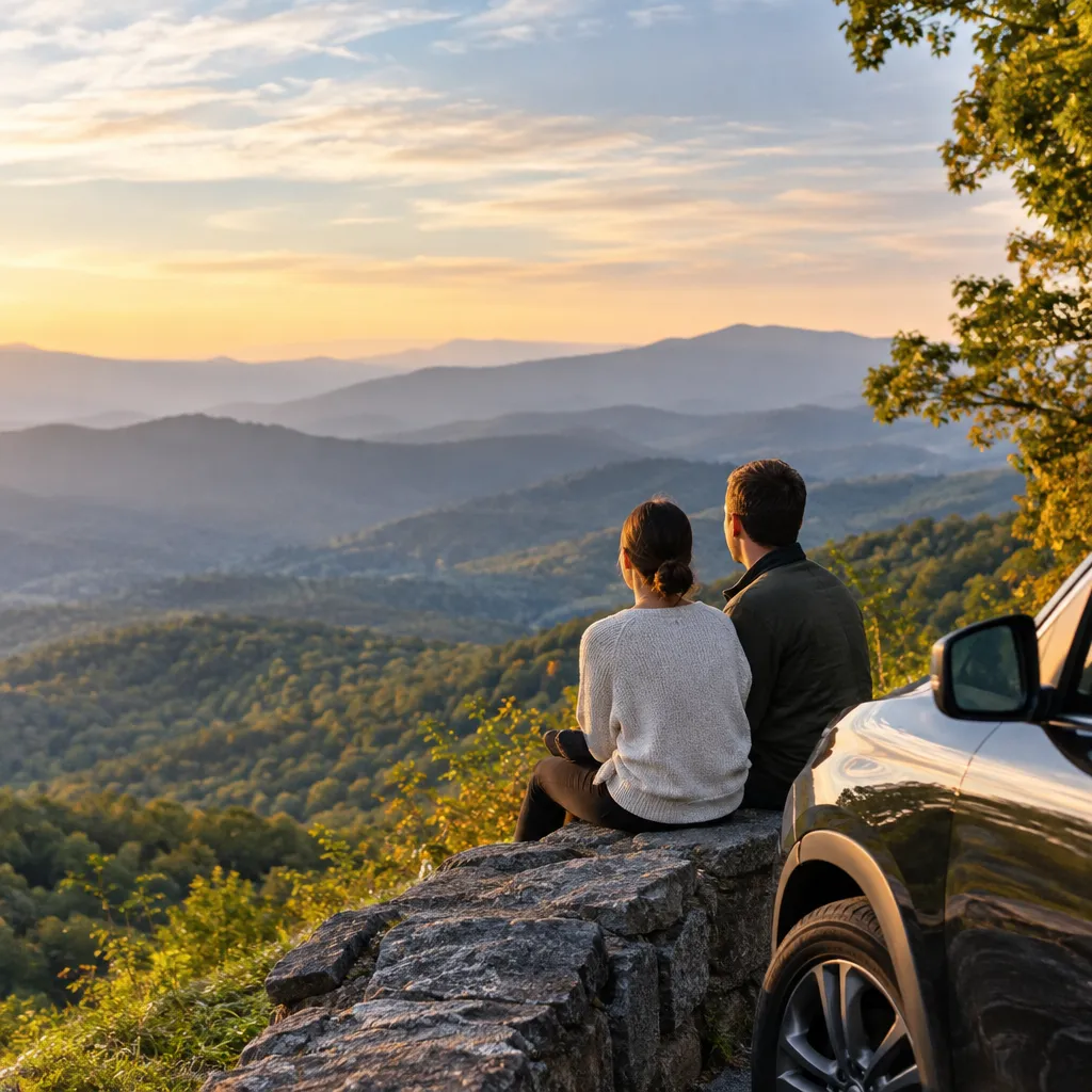Choose a Blue Ridge Parkway drive for a slower shared pace