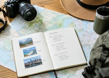 Examples of itineraries, from a weekend drive to a week away